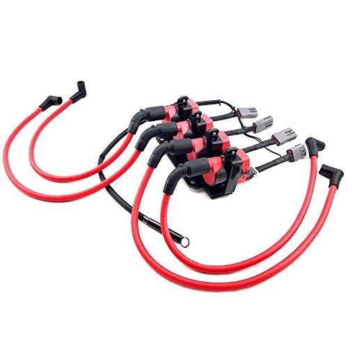 8 Pack Ignition Coil and 8mm Spark Plug Wires Set E30360