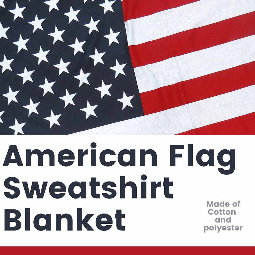 American Flag Red White and Blue Super Soft Lightweight Blanket 54 x 84 R4655