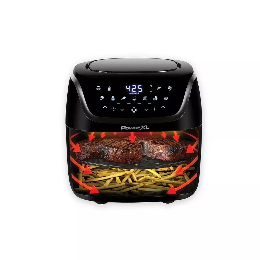 8qt Black Air Fryer V618
