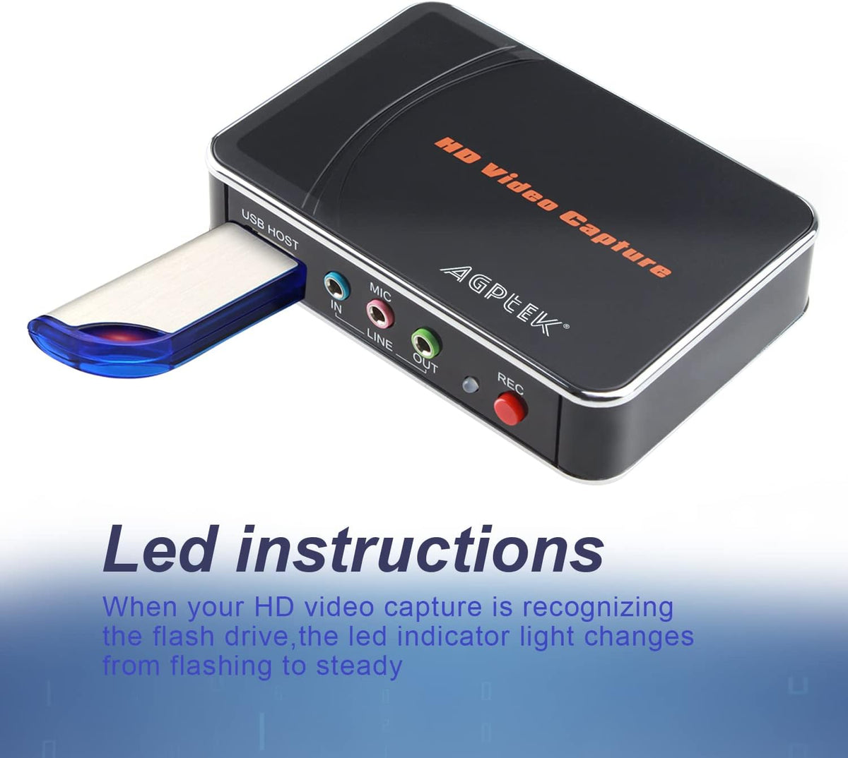 32GB USB 2.0 Flash Drives with Indicative Light H9777