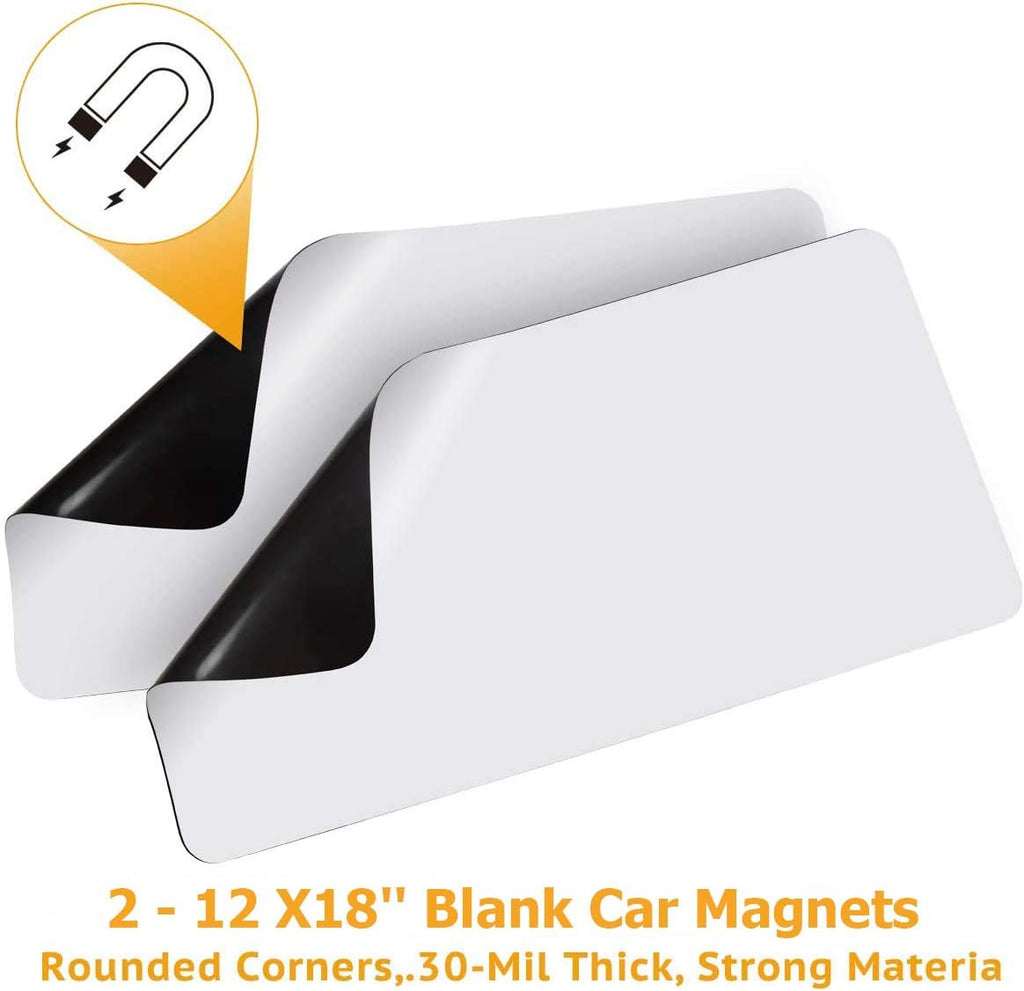 Magnetic Sign for Car 2 Pack Y33307