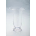 10” Handblown Glass Candle Holder with Pedestal H119