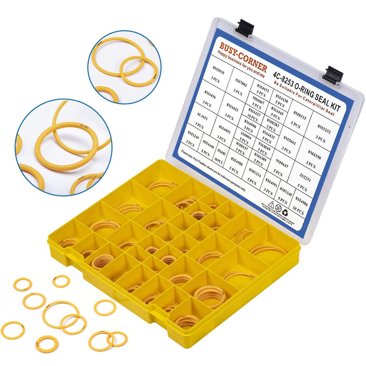 Silicone 90 O-Ring Kit V6367