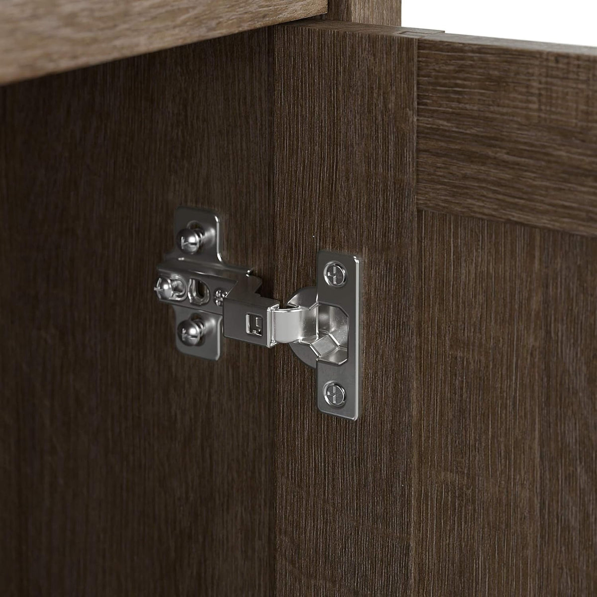 Ash Brown Storage Cabinet with Doors K767