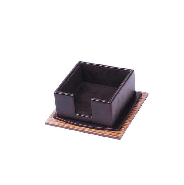 Brown Walnut Wood 10 Pcs Desk Organizer G45305