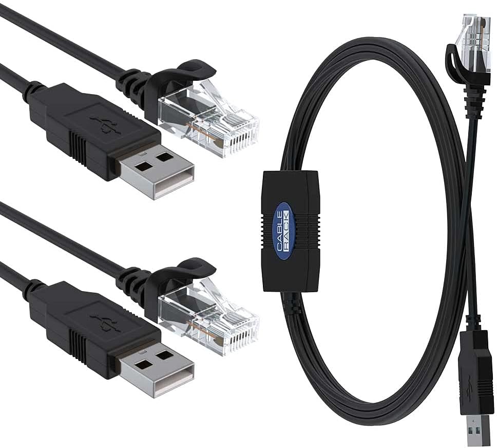 6ft USB to RJ45 Console Cable 5-Pack E13450