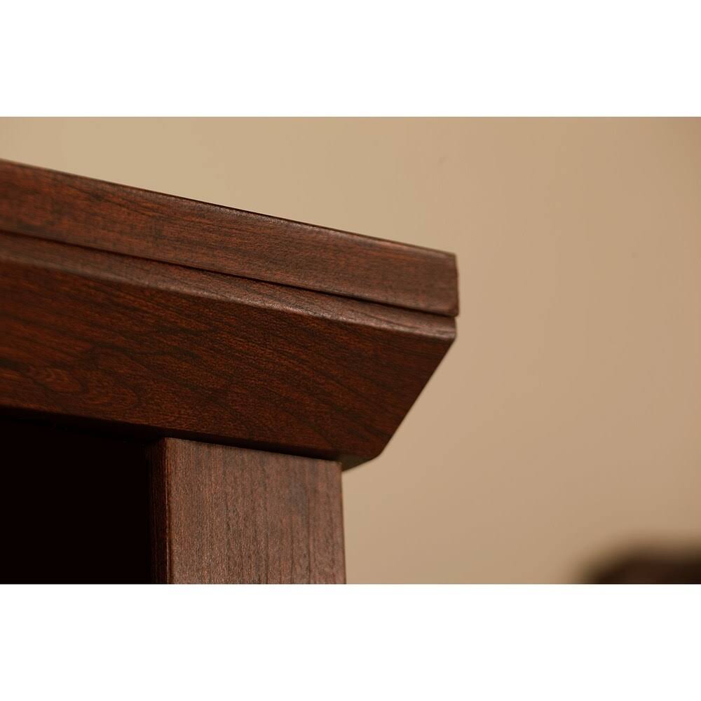 White Oak 5 Shelf Bookcase Set of 2 Q60593