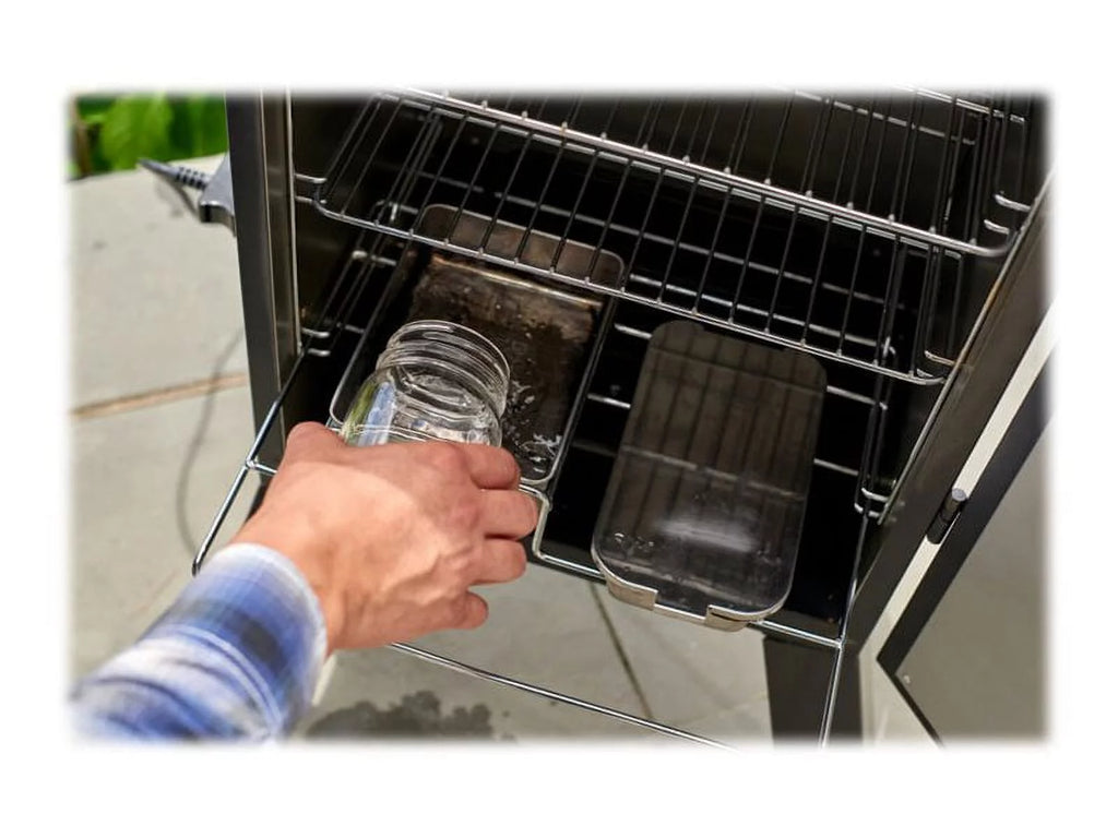 Black 36 Inch Propane Smoker with 4 Racks D899206