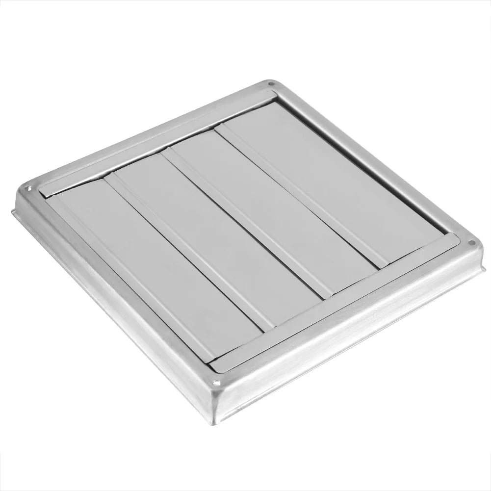 100mm Stainless Steel Square Dryer Vent Cover U5500