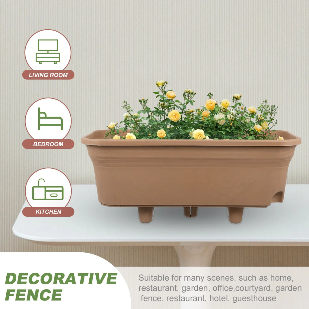 Rectangular Plant Pots Planter O183583