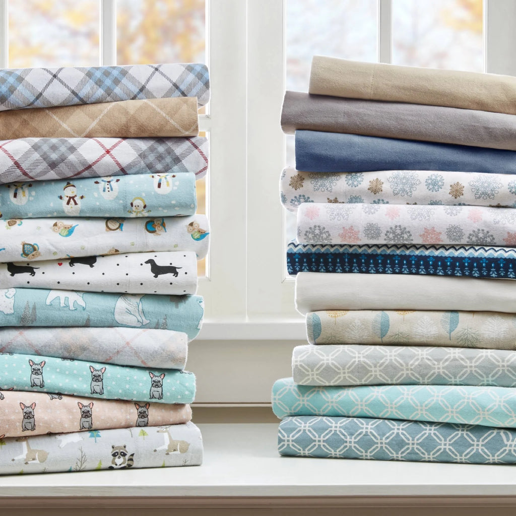 Grey Flannel California King Sheet Set N6336