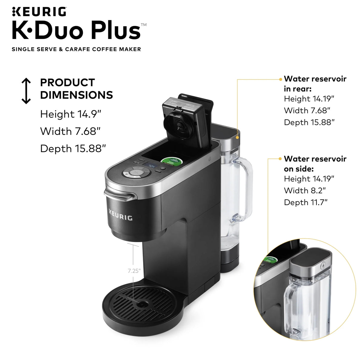 Single Serve & Carafe Coffee Maker E141