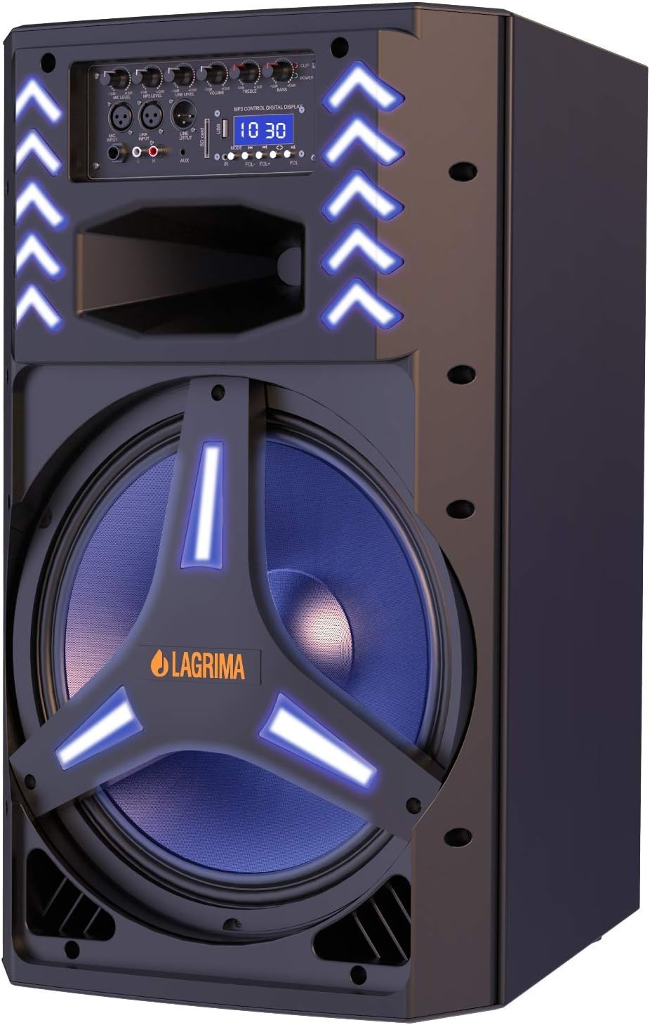 Portable 15-Inch 2-Way 1800W PA Speaker System R327