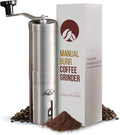 Manual Stainless Steel Coffee Grinder with Hand Crank A7407
