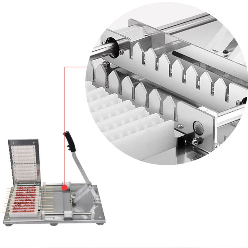 Manual Meat Skewer 10 Strings BBQ Tool E22140