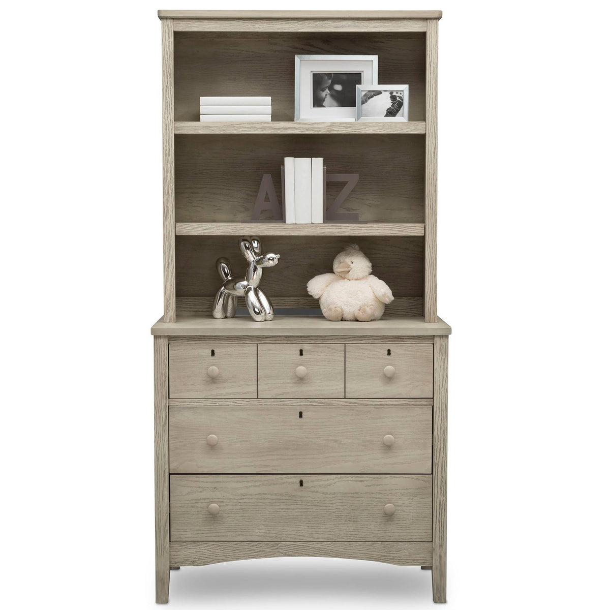 Textured Limestone Bookcase/Hutch T4143