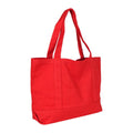 Cotton Canvas Shopping Tote Red Case of 48 L2167