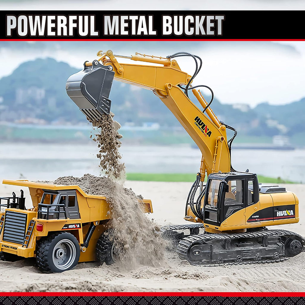 Remote Control Excavator Toy 1/14 Scale 15 Channel RC Excavator H420