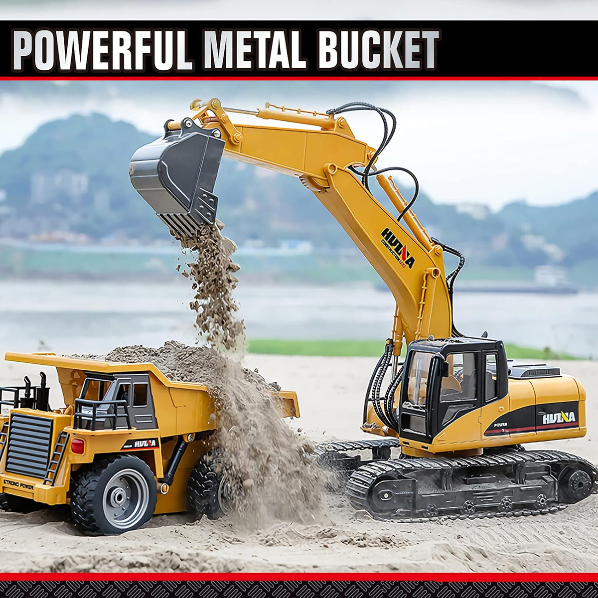 Remote Control Excavator Toy 1/14 Scale 15 Channel RC Excavator H420