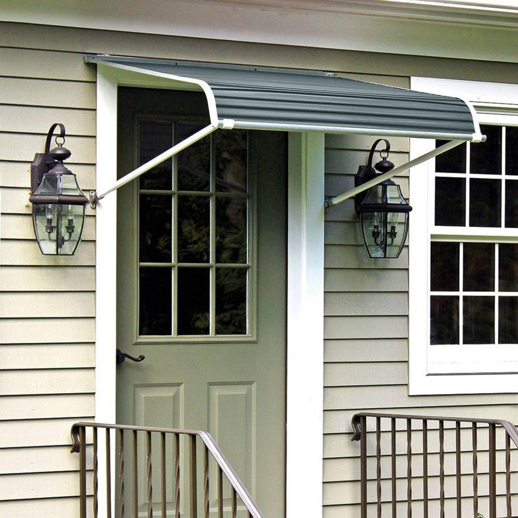 7 ft. Aluminum Awning in Slate Blue U879