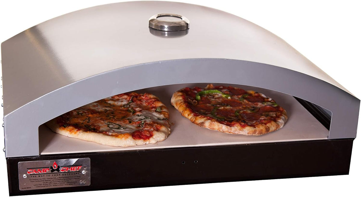 16 Two Burner Outdoor Pizza Oven with Ceramic Pizza Stone E86697