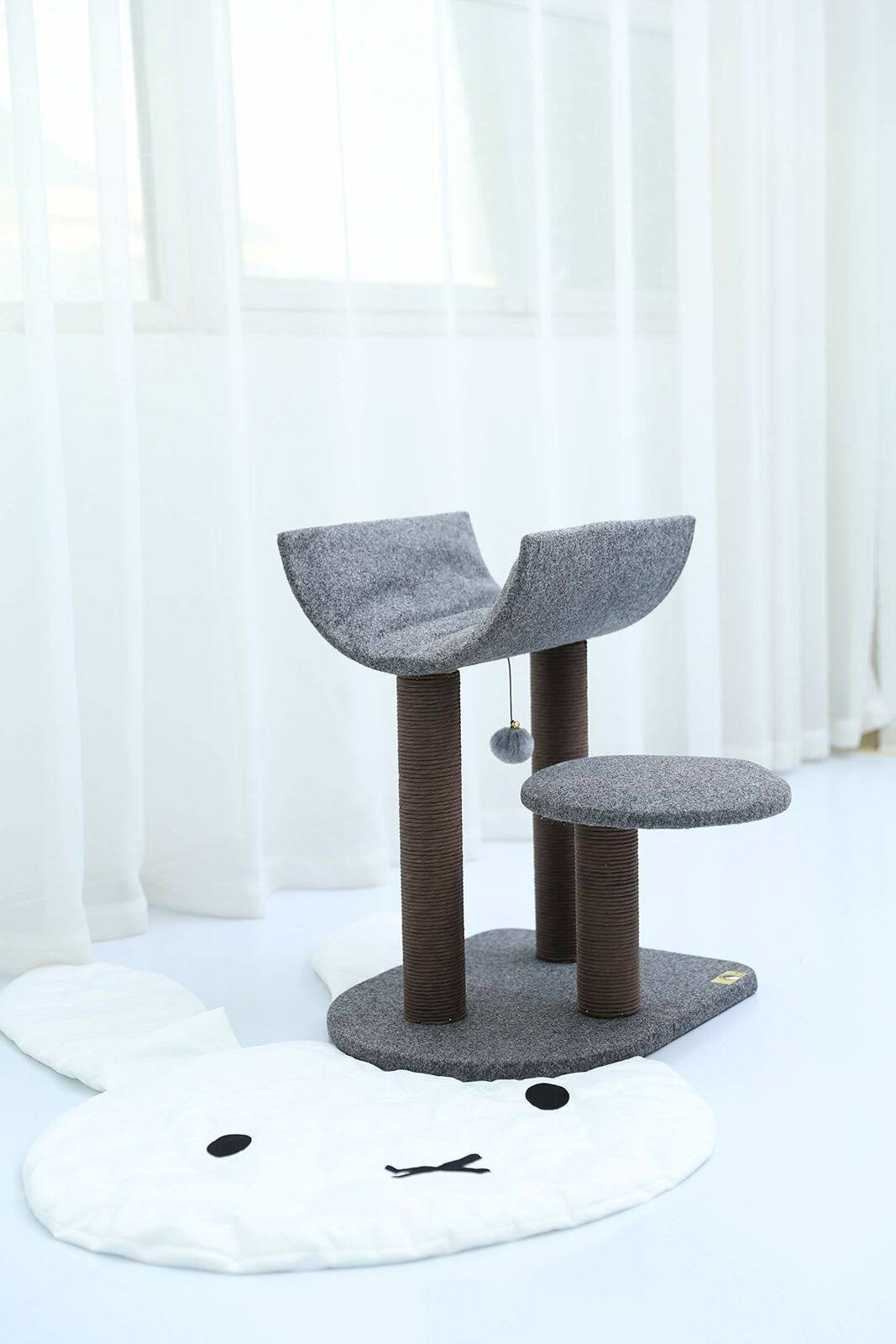 Gray Cat Tower with Scratching Posts G63495