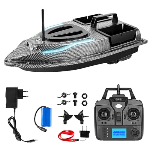 500M Auto Driving Return GPS Dual Motor Fish Finder RC Bait Boat E28402