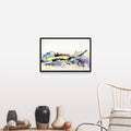 Black Float Frame Canvas Art 30 x 20 D6515