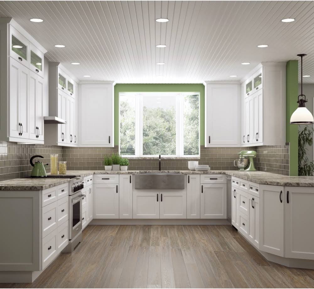 White 2 Doors 2 Shelves Wall Cabinet Y86127