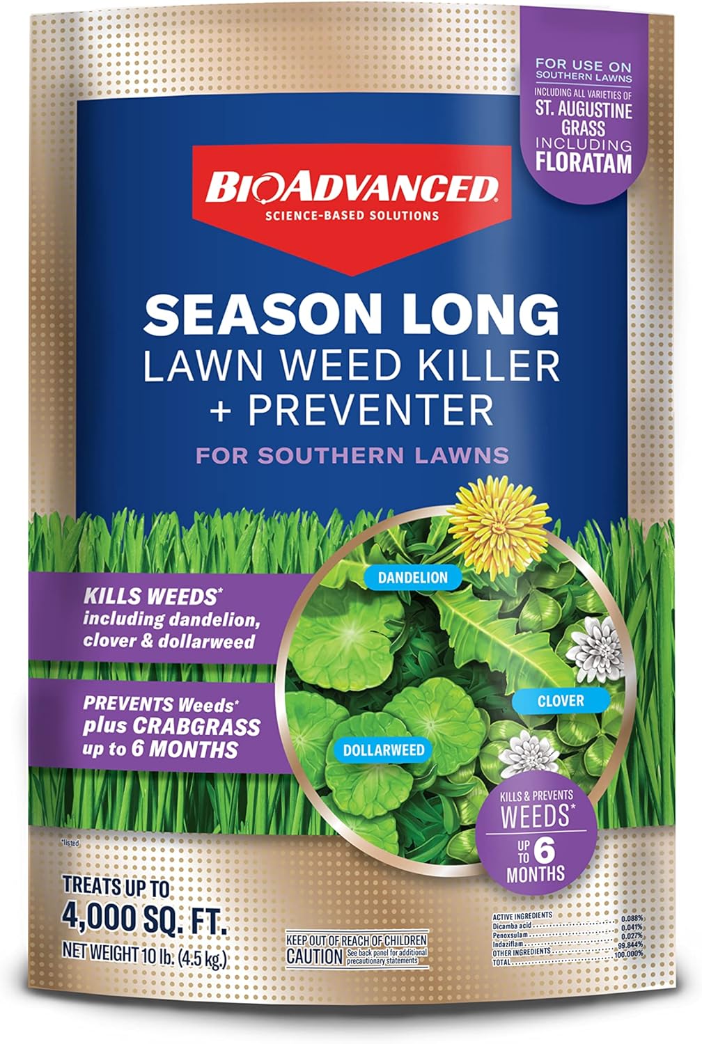 10 LB Lawn Weed Killer Granules H8914
