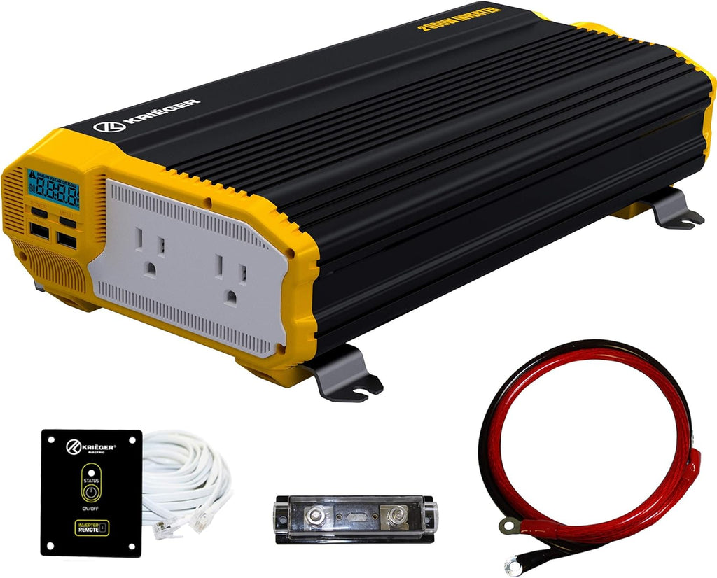 2000 Watts 12V to 110V Modified Sine Wave Power Inverter A95750