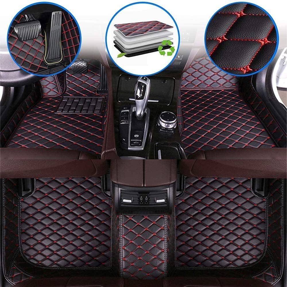 Custom Full Coverage All Weather Non-Slip Leather Car Floor Mats I117