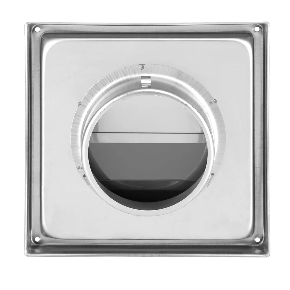 100mm Stainless Steel Square Dryer Vent Cover U5500