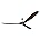 Matte Black Outdoor Ceiling Fan with Remote Control I247
