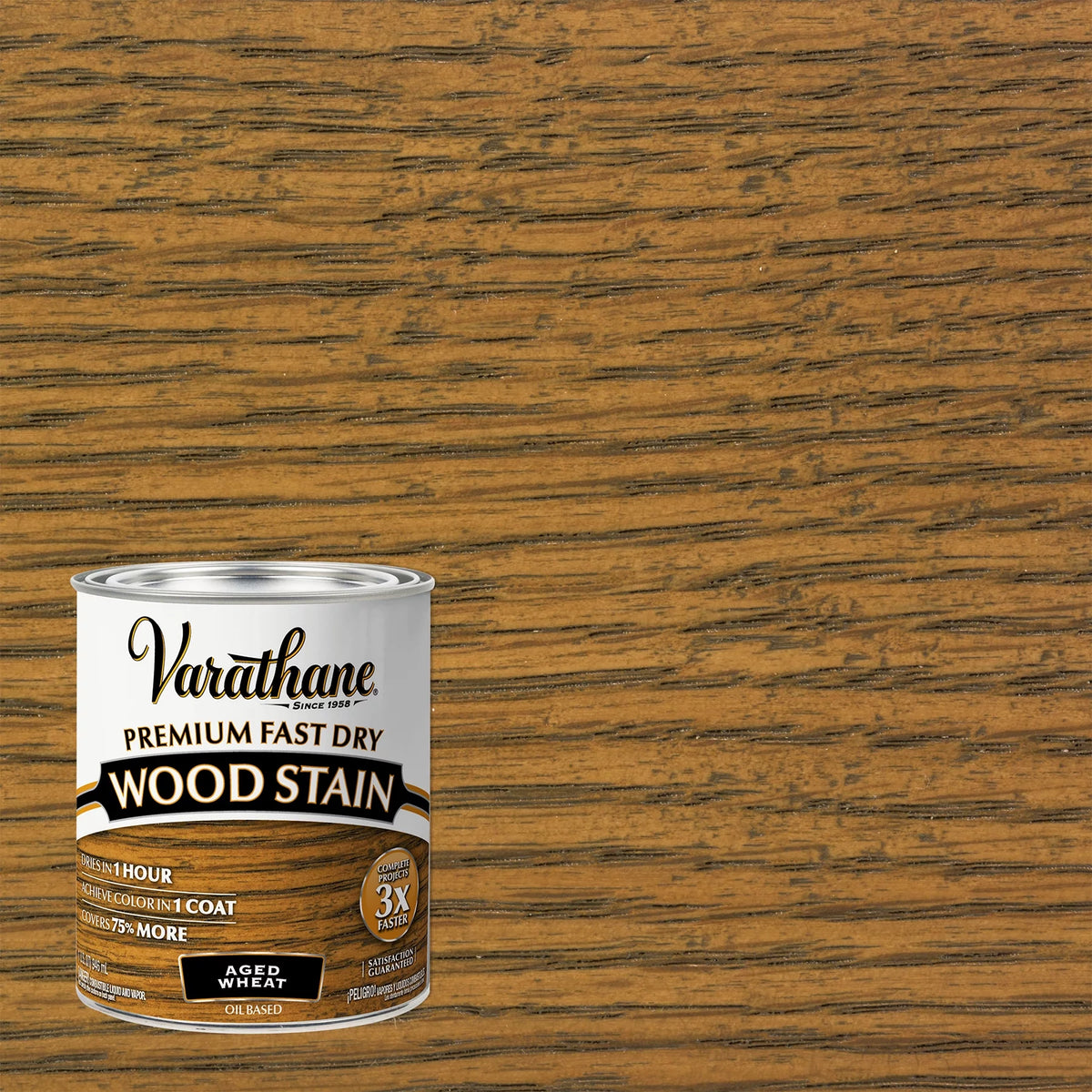 Aged Wheat Wood Stain, Quart, 2 Pack B3428