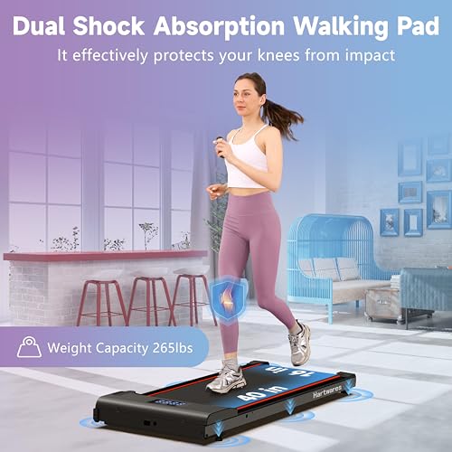 Under Desk Portable Walking Treadmill with Remote Control C4599