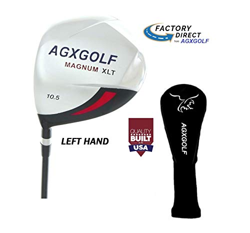 Men's Left Hand Complete Golf Club Set 460cc Driver, Fairway Wood, 3 Hybrid Iron 6-9 Irons + PW + Putter D621