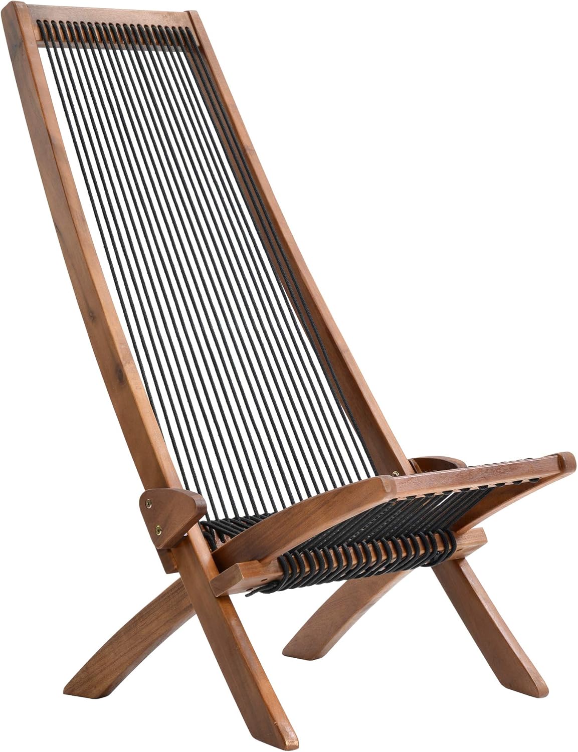 Folding Wooden Outdoor Lounge Chair F863