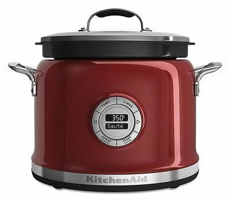 4-Qt All-in-One Multi-Cooker Candy Apple Red H534057