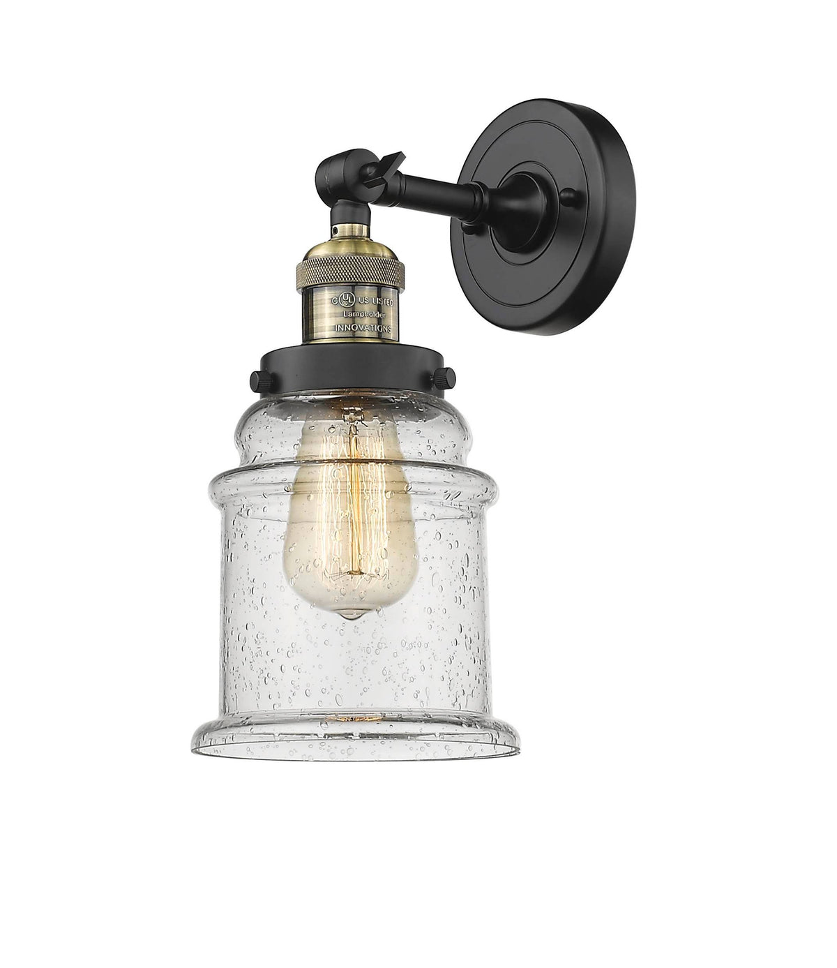 1 Light Antique Brass Sconce B78696