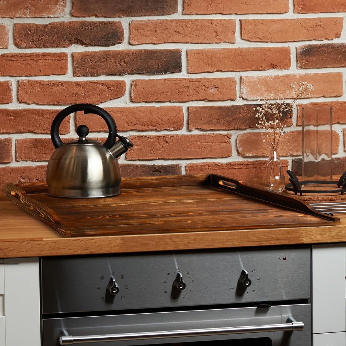 Wood Stove Top Cover Board 30 x 22 x 3.4 Inches B818243