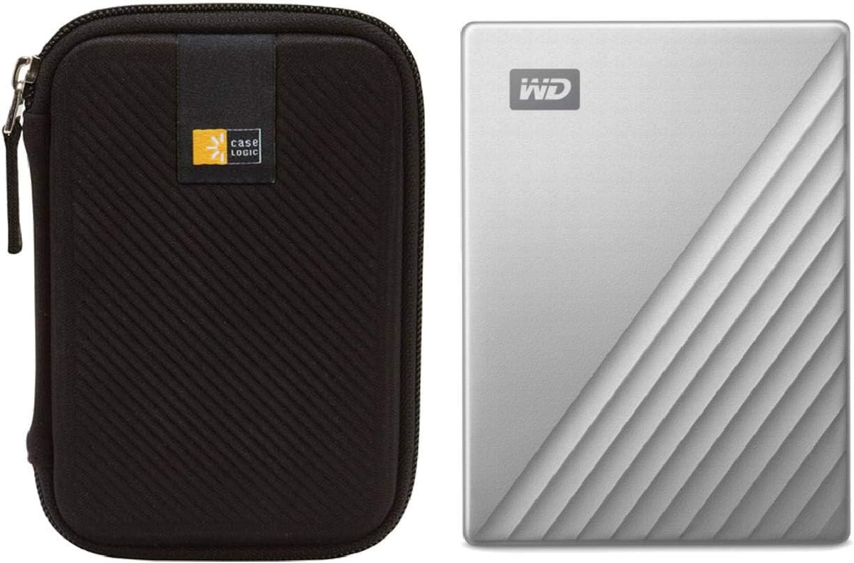 5TB Portable External Hard Drive + Compact Hard Drive Case W64702