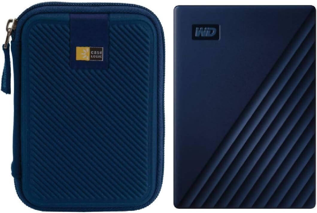 5TB Portable External Hard Drive + Compact Hard Drive Case W64702