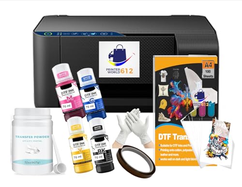 DTF T-Shirt Printer with DTF Ink and Powder Pack S1188