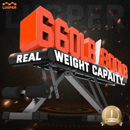 Adjustable Weight Bench Foldable Workout Bench U114