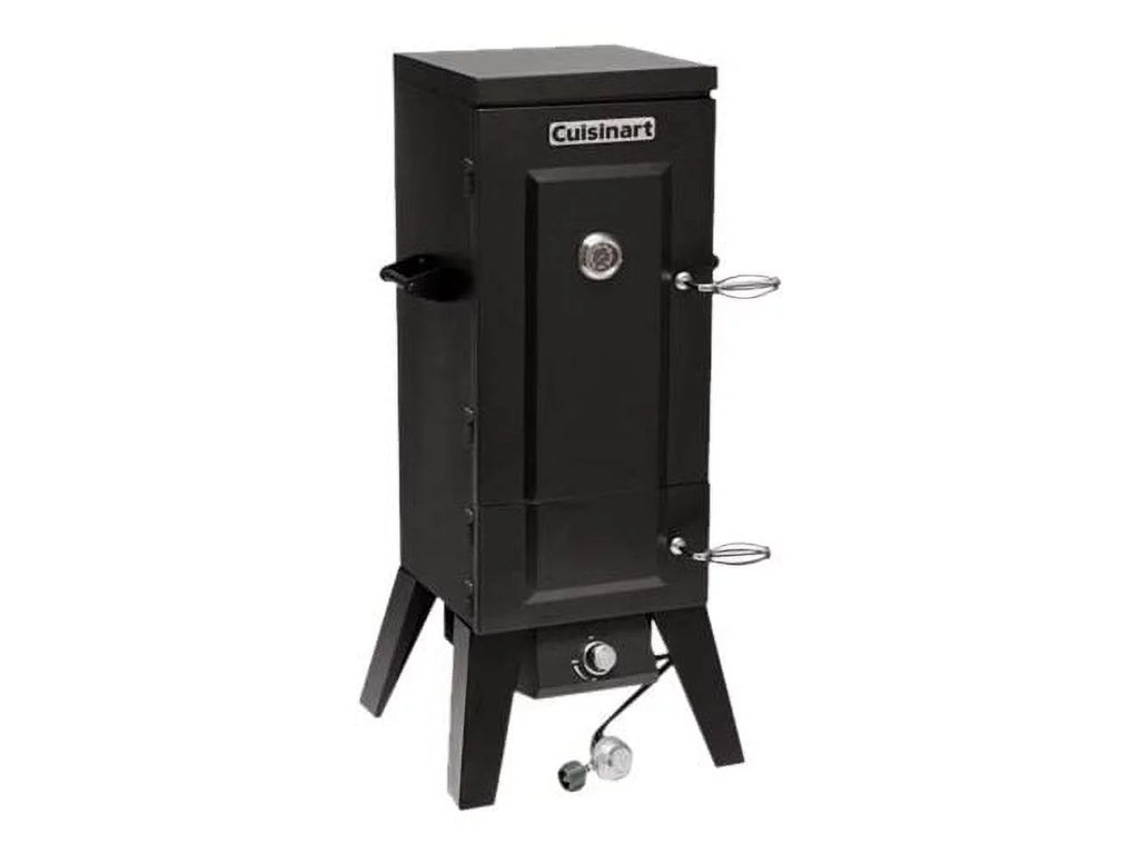 Black 36 Inch Propane Smoker with 4 Racks D899206
