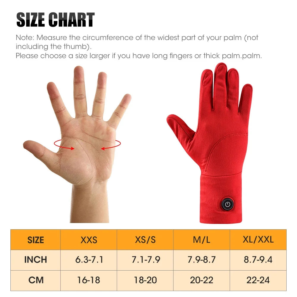 Electric Battery Heated Gloves 7.4V 2200mAh E972745