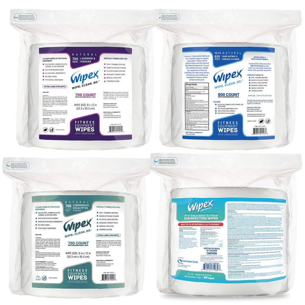 700 Natural Wipes Refill Pack with Vinegar & Lavender Oil, Pack of 2 Y831