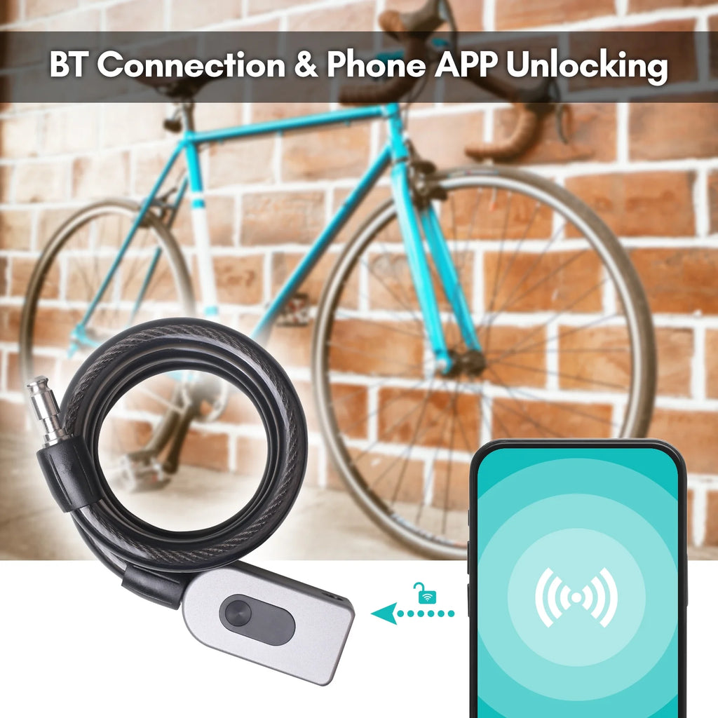 Cable Combination Lock with Built-in Battery E4171