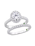 14k White Gold Lab-Grown Diamond Engagement Ring M6591